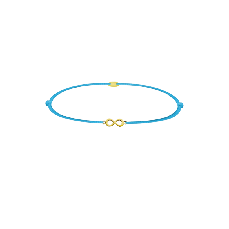 GRAV Infinity Baby Arany 14K Fonalas Karkötő