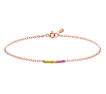 GRAV Rayfield Zafír Rubin Arany 14K Karkötő