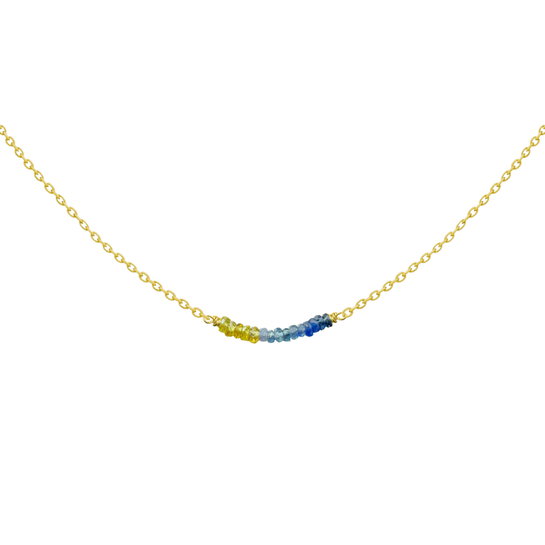 GRAV Rayfield Zafír Arany 14K Nyaklánc