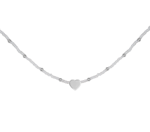 Grav Little White Pearl With Heart Ezüst 925 Nyaklánc