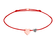 GRAV Heart Arany 14K Fonalas Karkötő