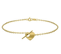 GRAV Léa Heart Arany 14K Karlánc