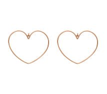 Grav Bigheart Arany 14K Fülbevaló