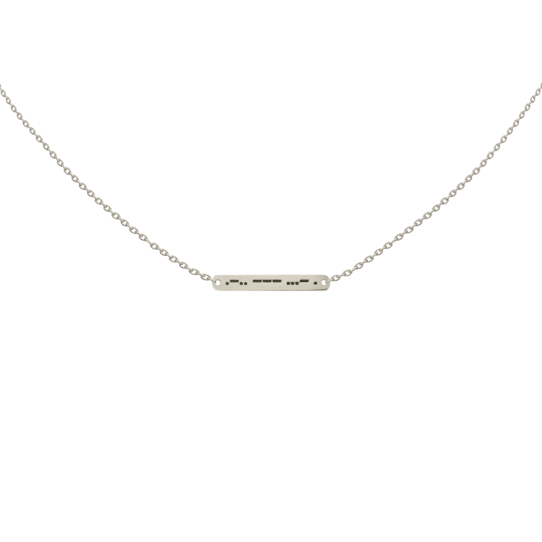 GRAV Morse LOVE Arany 14K Nyaklánc