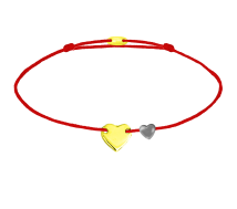 GRAV Heart Arany 14K Fonalas Karkötő