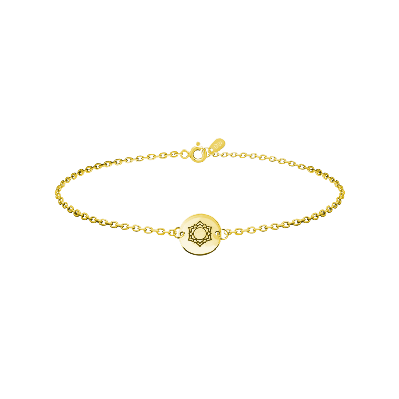 GRAV Korona Csakra Arany 14K Karkötő