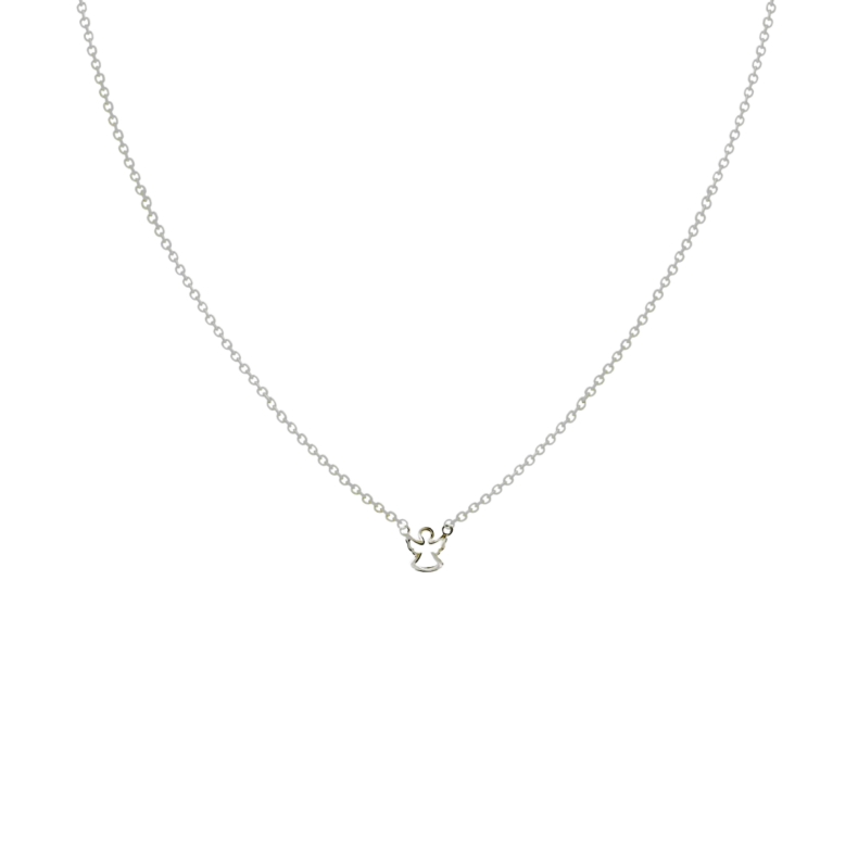 Grav Kontúr Angyal Baby Sárga Arany 14K Nyaklánc