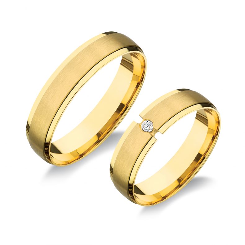 Arany 14K Karikagyűrű