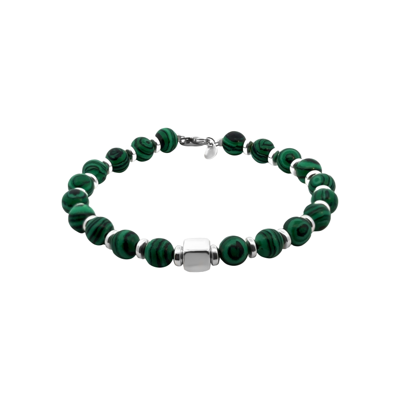 GRAV Malachite Titan Men Ezüst 925 Karkötő