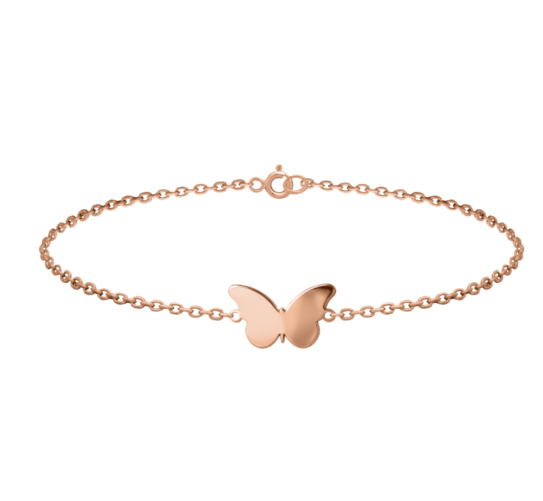 Grav Butterfly Arany 14K Karkötő