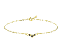 GRAV Chloee 3 Curve Arany 14K Karkötő