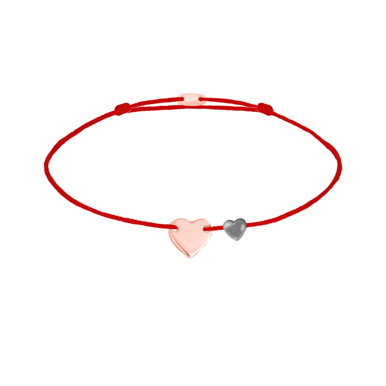 GRAV Heart Arany 14K Fonalas Karkötő