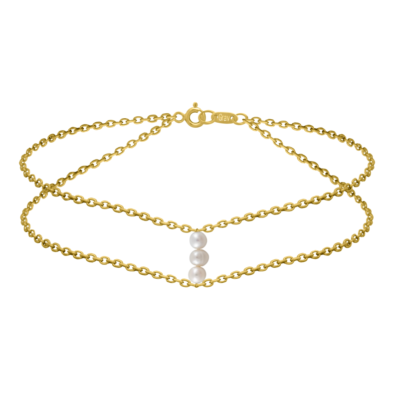 GRAV Deux Fois ARANY 14K Karkötő