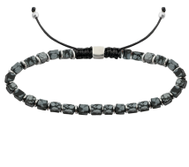 GRAV Men Force Obsidian Ezüst 925 Karkötő