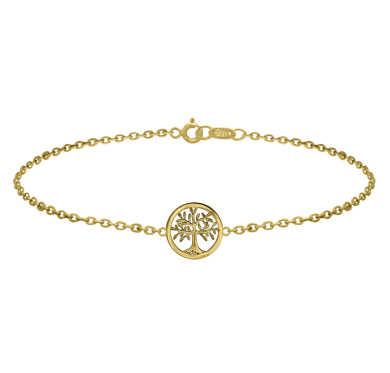 Grav Tree Of Life Arany 14K Karkötő