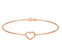 GRAV Quintessa Heart Arany 14K Karkötő