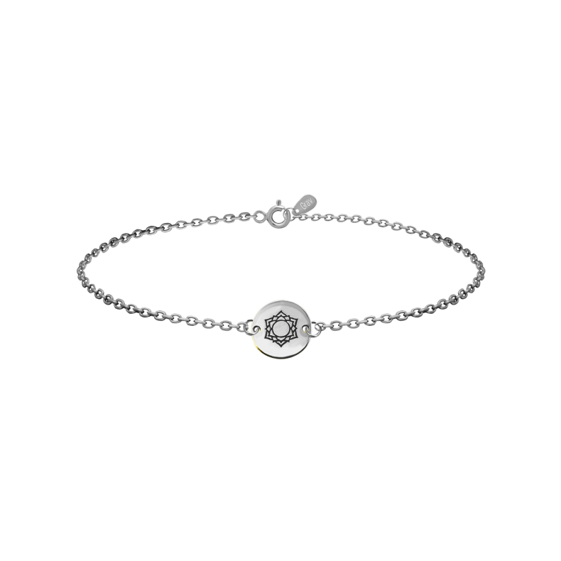 GRAV Korona Csakra Ezüst 925 Karkötő