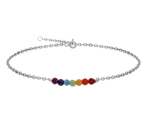 GRAV 7 Chakra Ezüst 925 Bokalánc