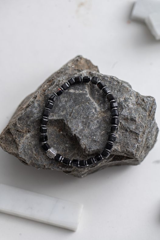 GRAV Apollo Onyx Men Ásvány Karkötő