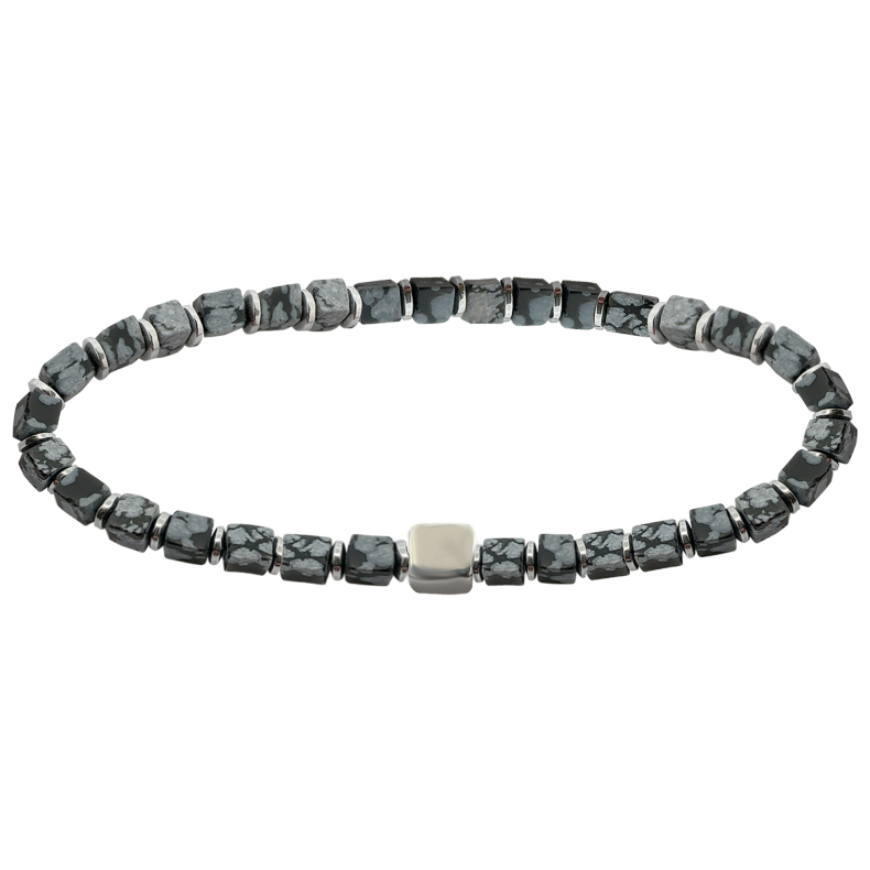 GRAV Men Force Obsidian Ezüst 925 Karkötő