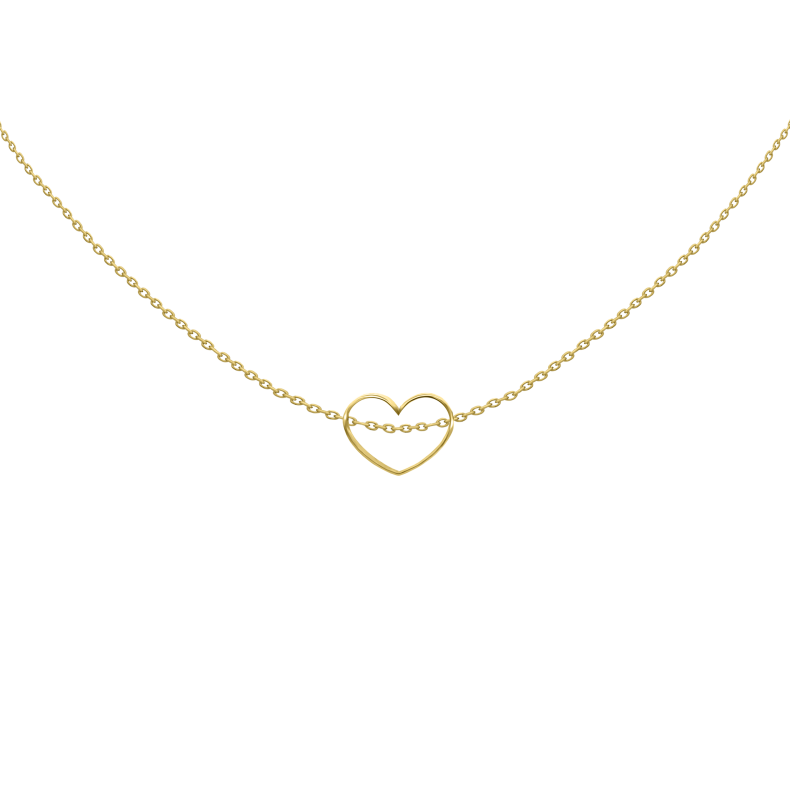 GRAV Daisy Heart Arany 14K Nyaklánc