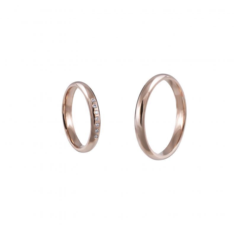 Wedding Arany 14k Karikagyűrű