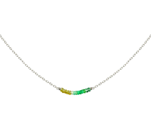 GRAV Rayfield Zafír Smaragd Arany 14K Nyaklánc