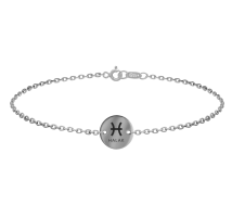 GRAV Horoscope Circle Ezüst 925 Karkötő