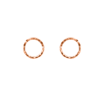 Grav Quintessa Circle Contour ARANY 14K Fülbevaló