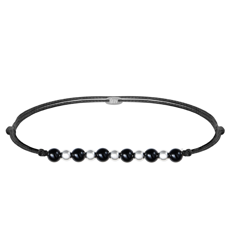 Grav Men Stones Ezüst Karkötő