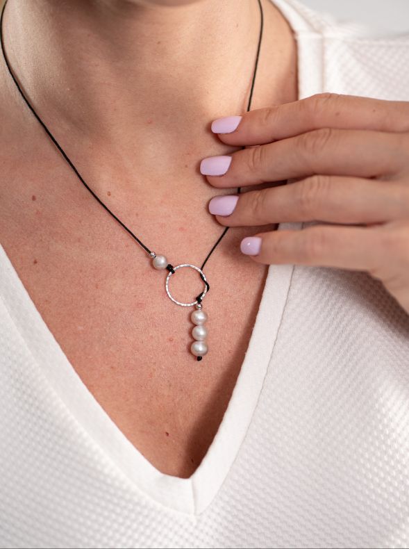 GRAV Loop EZÜST 925 Fonalas Nyaklánc