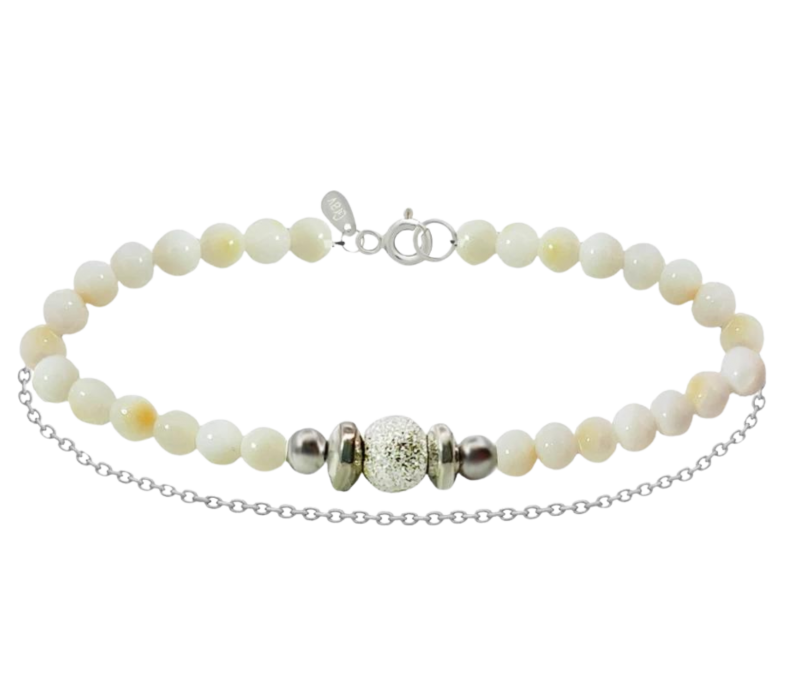 GRAV Shell Pearl Ezüst 925 Karkötő