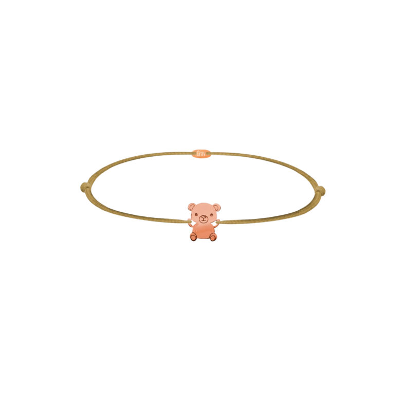 GRAV Teddy Bear Baby Arany 14K Fonalas Karkötő