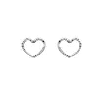 Grav Quintessa Heart Contour EZÜST 925 Fülbevaló