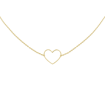 Grav Quintessa Heart Arany 14K Nyaklánc