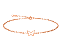 Grav Butterfly Contour Arany 14k Bokalánc