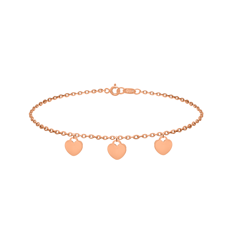 GRAV Hearts Arany 14K Karkötő