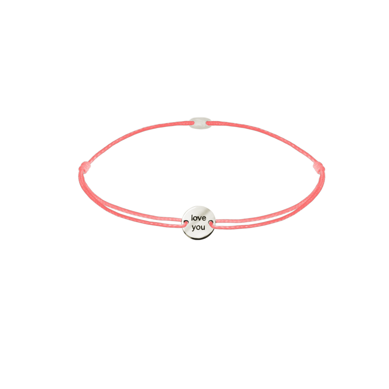 GRAV Love You Baby Arany 14K Fonalas  Karkötő