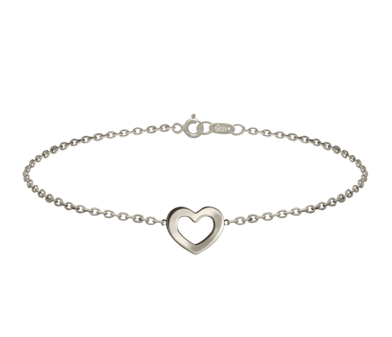 Grav Heart Arany 14K Karkötő