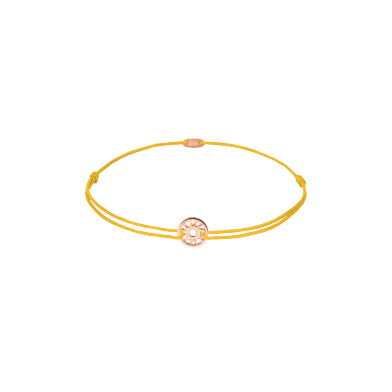 GRAV Sun Baby Arany 14K Fonalas Karkötő