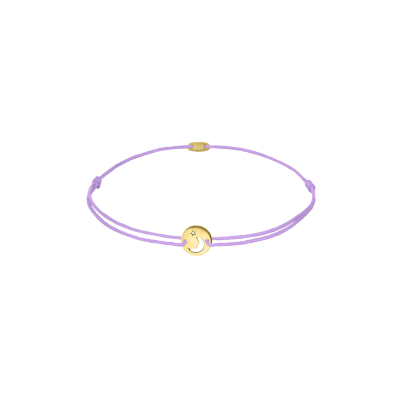 GRAV Moon Baby Arany 14K Fonalas Karkötő