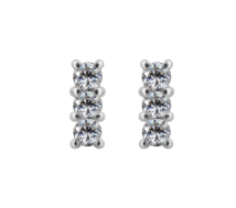 Grav Chloee Ezüst Fülbevaló