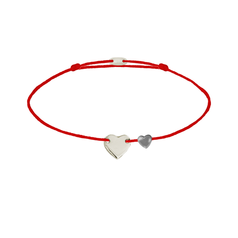 GRAV Heart Arany 14K Fonalas Karkötő