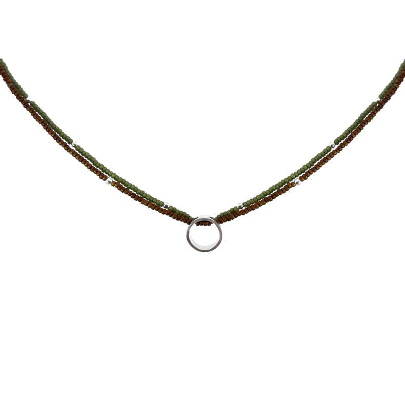 GRAV Design Fall Circle Ezüst 925 Nyaklánc