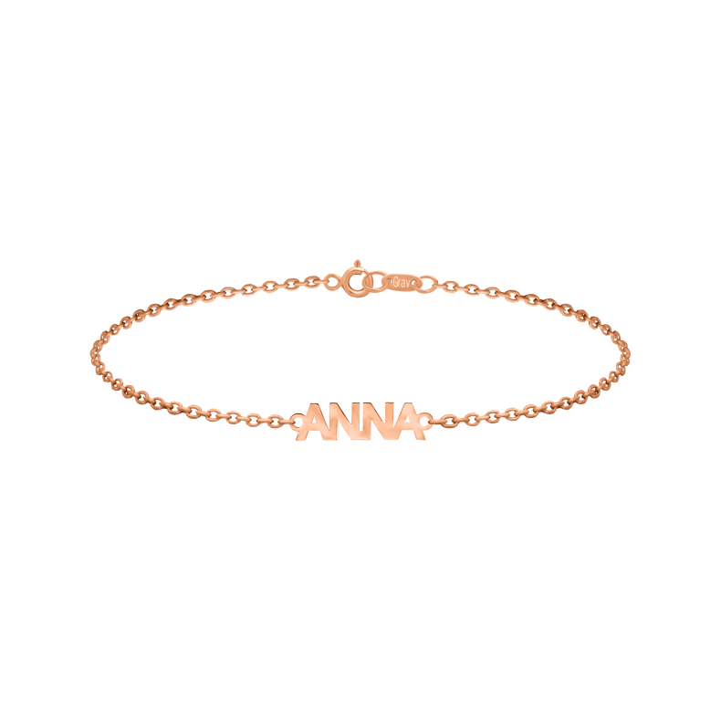 GRAV My Name Arany 14K Karkötő