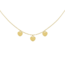 GRAV Hearts Arany 14K Nyaklánc