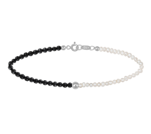 Grav Black And White Ezüst 925 Karkötő