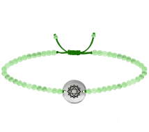 GRAV Szív Csakra Ezüst 925 Karkötő