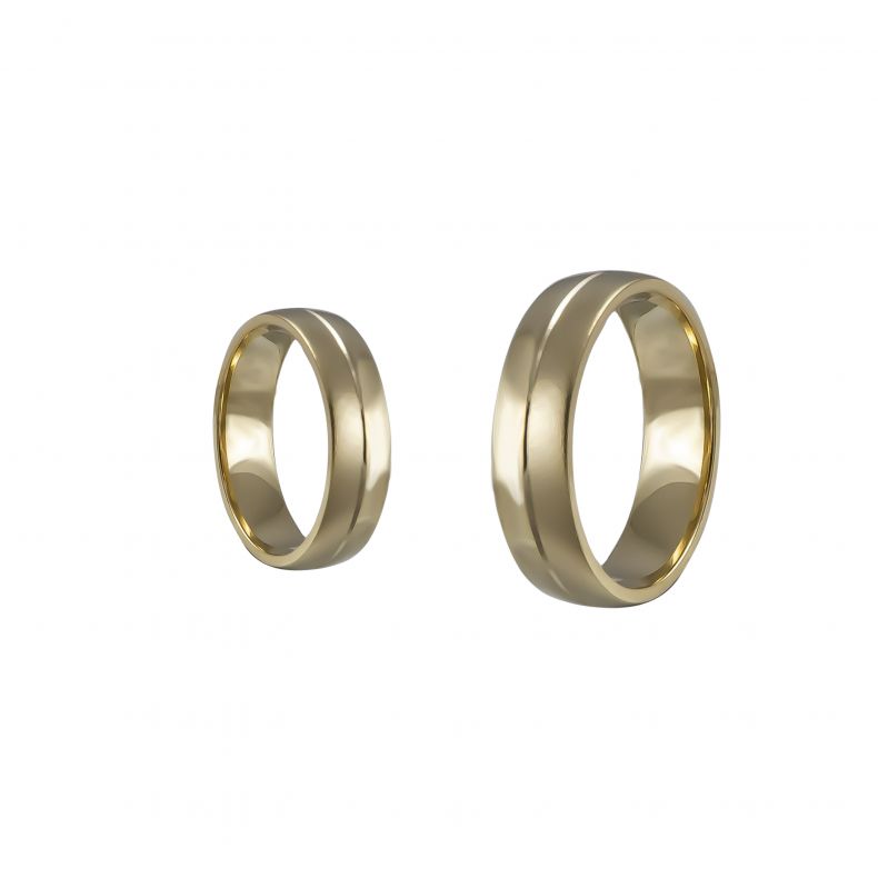 Wedding Arany 14k Karikagyűrű