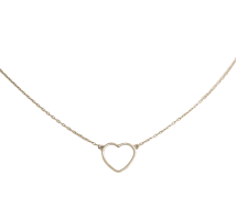 Grav Contour Heart Arany 14K Nyaklánc